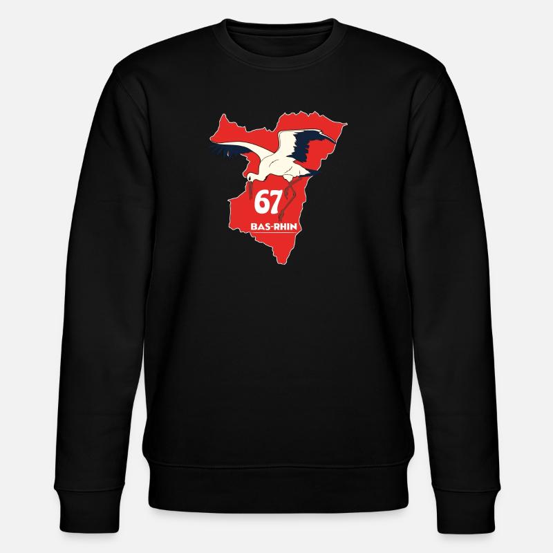 Bas-Rhin - Sweat bio CHANGER Stanley/Stella Unisexe - noir