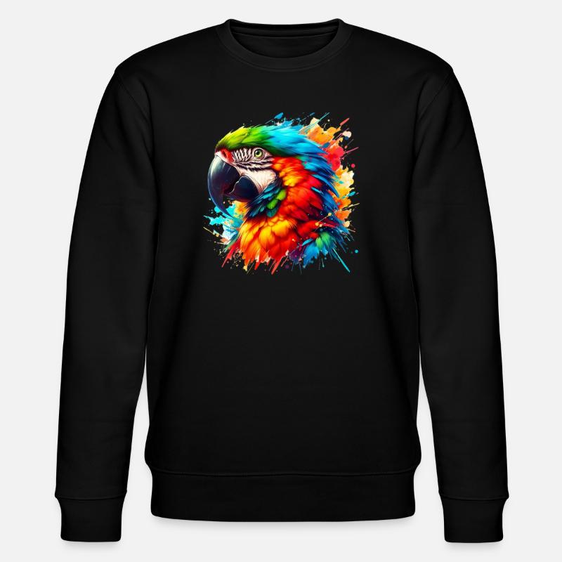 Perroquet - Sweat bio CHANGER Stanley/Stella Unisexe - noir