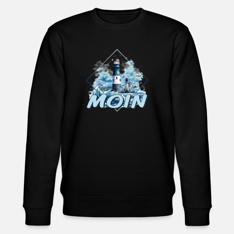 Moin - Stanley/Stella Unisex Bio-Sweatshirt CHANGER  - Schwarz