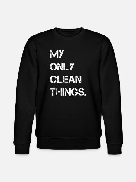 my only clean things - Stanley/Stella CHANGER Unisex Organic Sweatshirt - black
