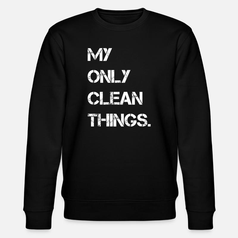 my only clean things - Stanley/Stella CHANGER Unisex Organic Sweatshirt - black