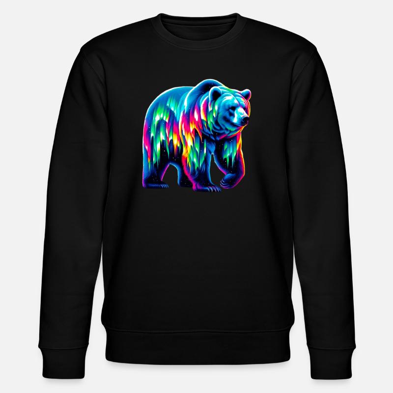 Ours - Sweat bio CHANGER Stanley/Stella Unisexe - noir