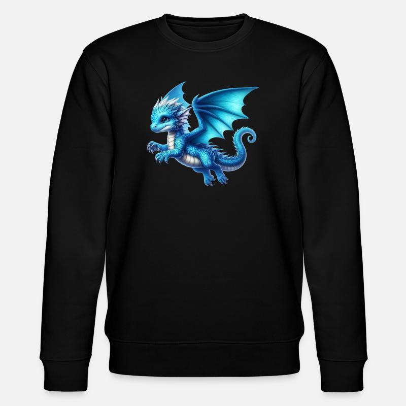 Drache - Stanley/Stella Unisex Bio-Sweatshirt CHANGER - Schwarz