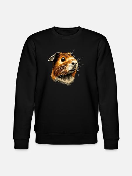 Marsvin-gnagere Capybara Søt gnager - Stanley/Stella CHANGER økologisk unisex-sweatshirt - svart