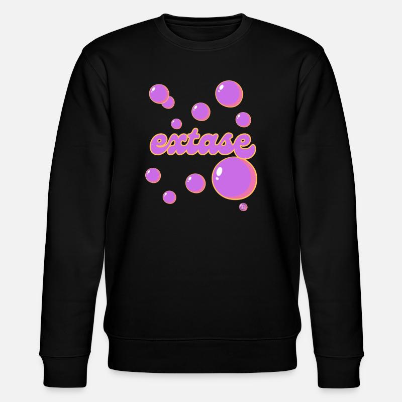 Ekstase - Stanley/Stella Unisex Bio-Sweatshirt CHANGER  - Schwarz