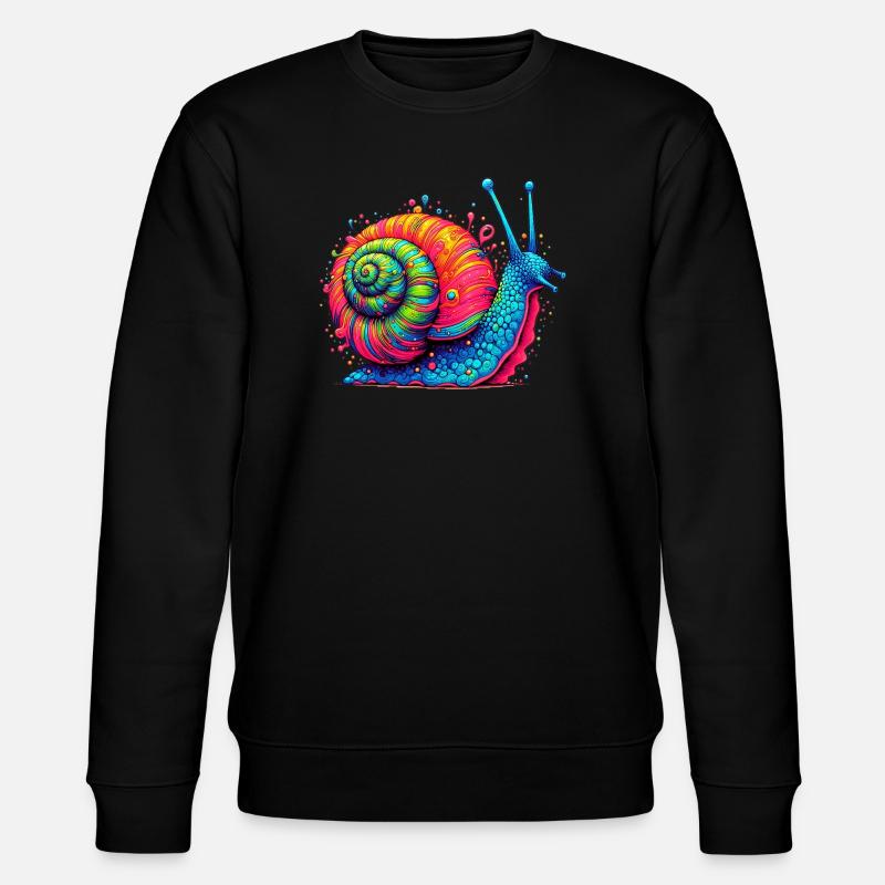 Snail - Stanley/Stella CHANGER Unisex Organic Sweatshirt - black