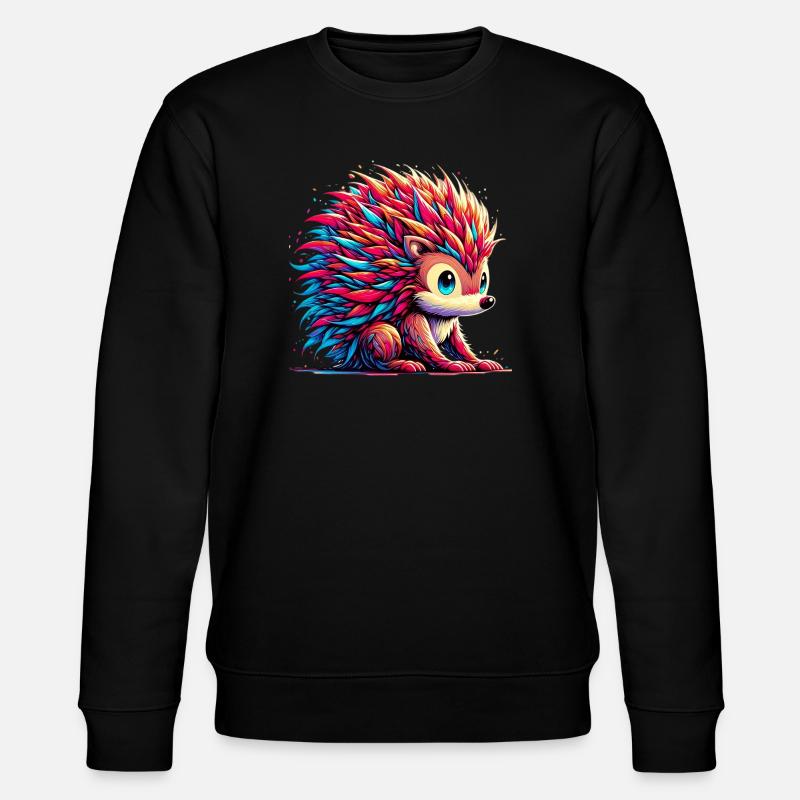 Hérisson - Sweat bio CHANGER Stanley/Stella Unisexe - noir