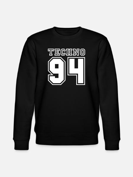 TECHNO 94 - Stanley/Stella CHANGER Unisex Organic Sweatshirt - black