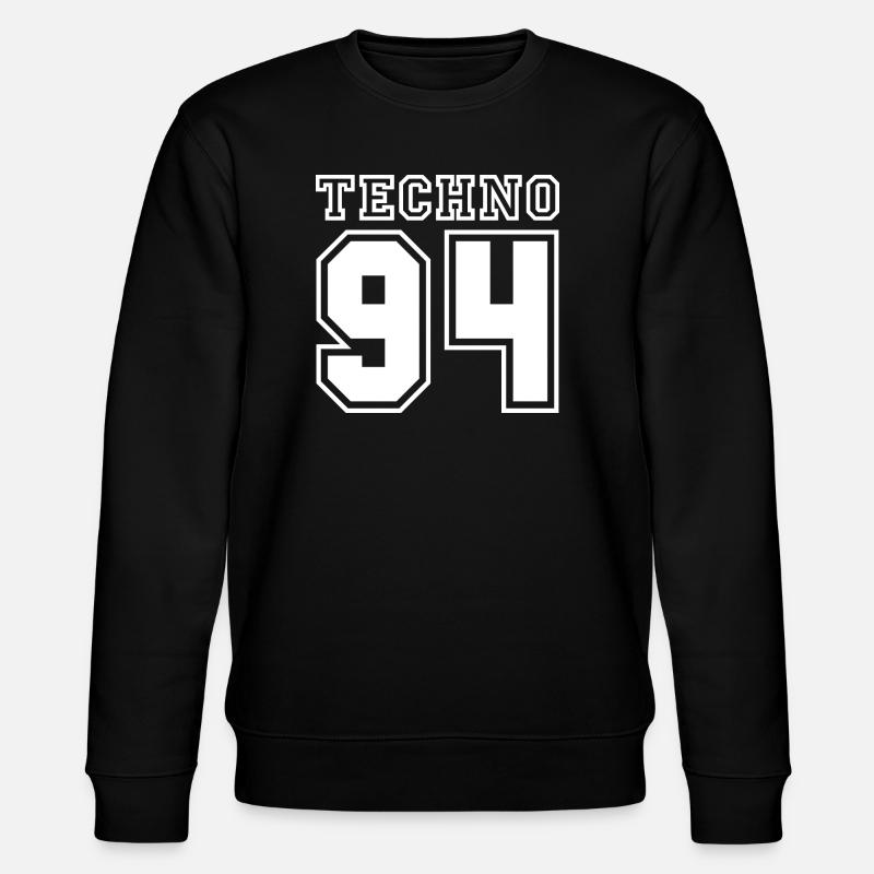TECHNO 94 - Stanley/Stella Unisex Bio-Sweatshirt CHANGER  - Schwarz