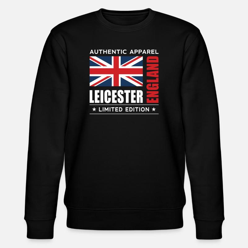 Leicester - Stanley/Stella Unisex Bio-Sweatshirt CHANGER  - Schwarz