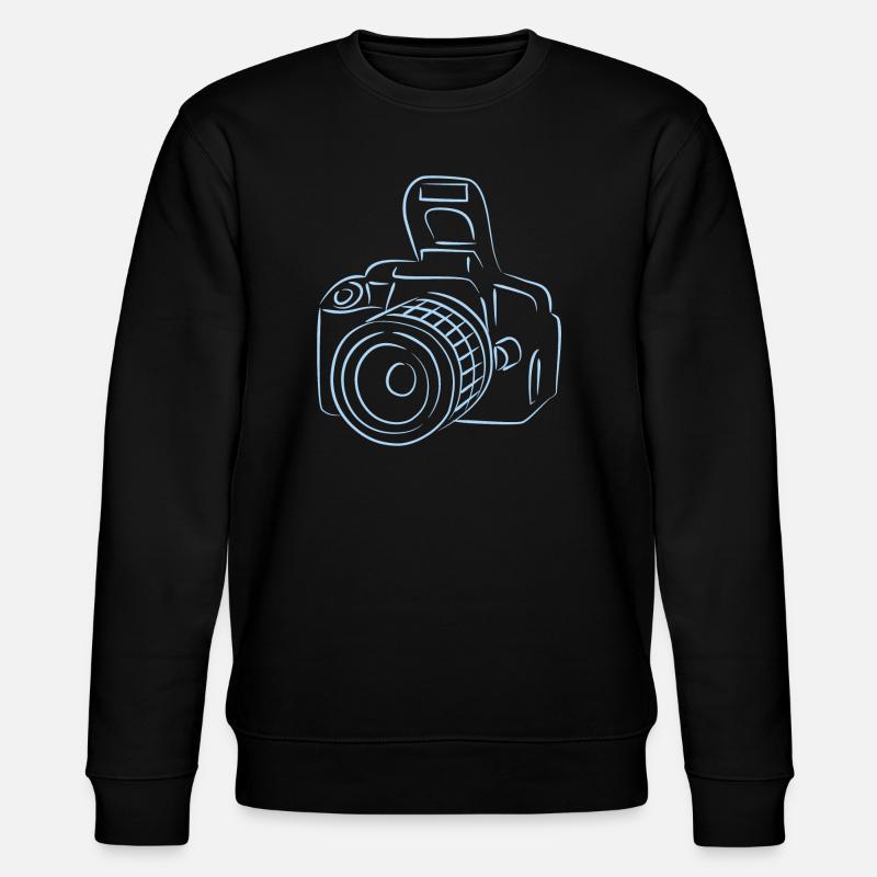 Camera - Stanley/Stella CHANGER Unisex Organic Sweatshirt - black
