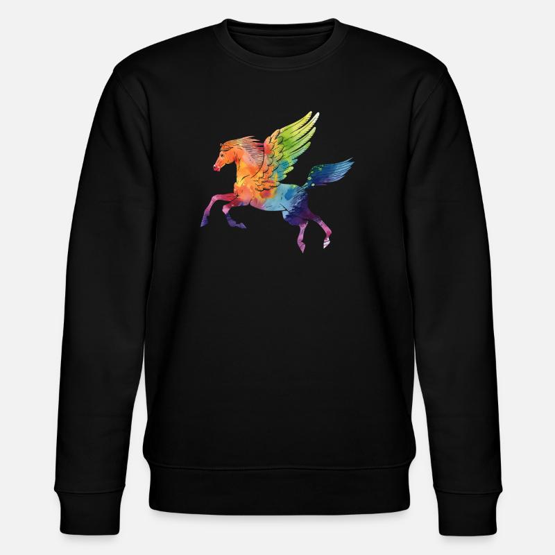 Pegasus - Stanley/Stella CHANGER Unisex Organic Sweatshirt - black