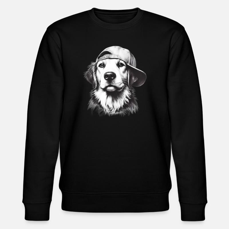 Hund - Stanley/Stella Unisex Bio-Sweatshirt CHANGER  - Schwarz