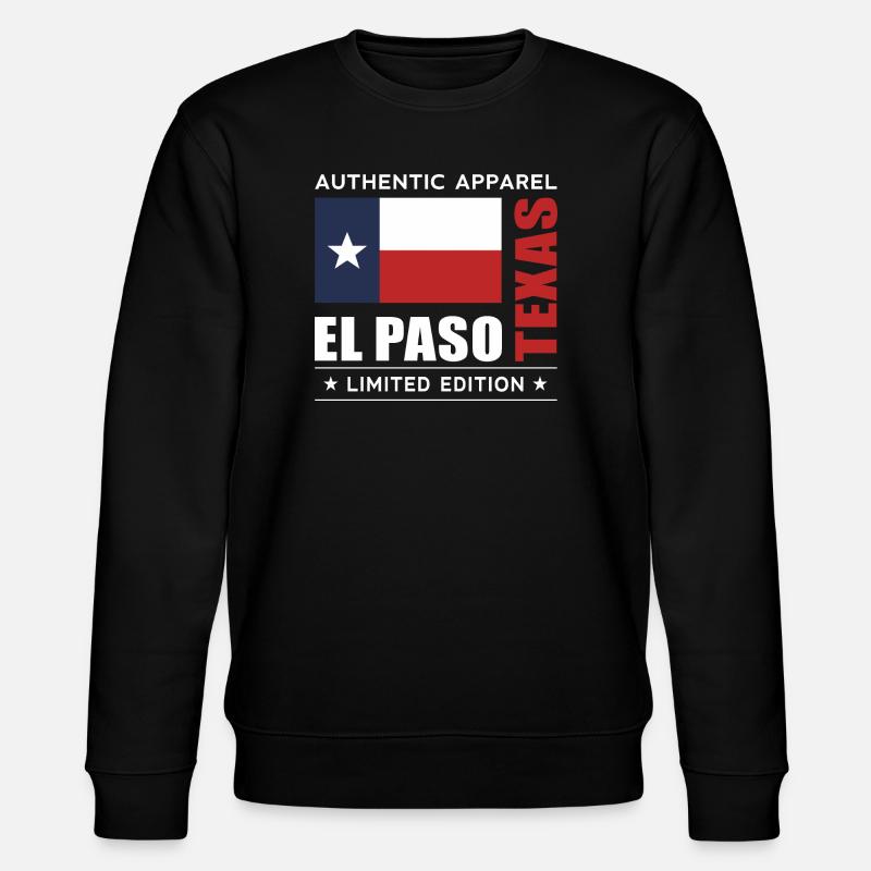 El Paso - Stanley/Stella Unisex Bio-Sweatshirt CHANGER  - Schwarz
