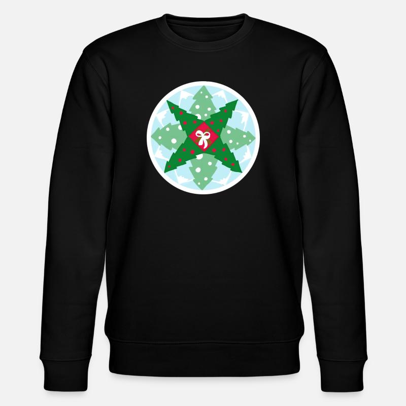 Weihnachtsanleitung - Stanley/Stella Unisex Bio-Sweatshirt CHANGER  - Schwarz