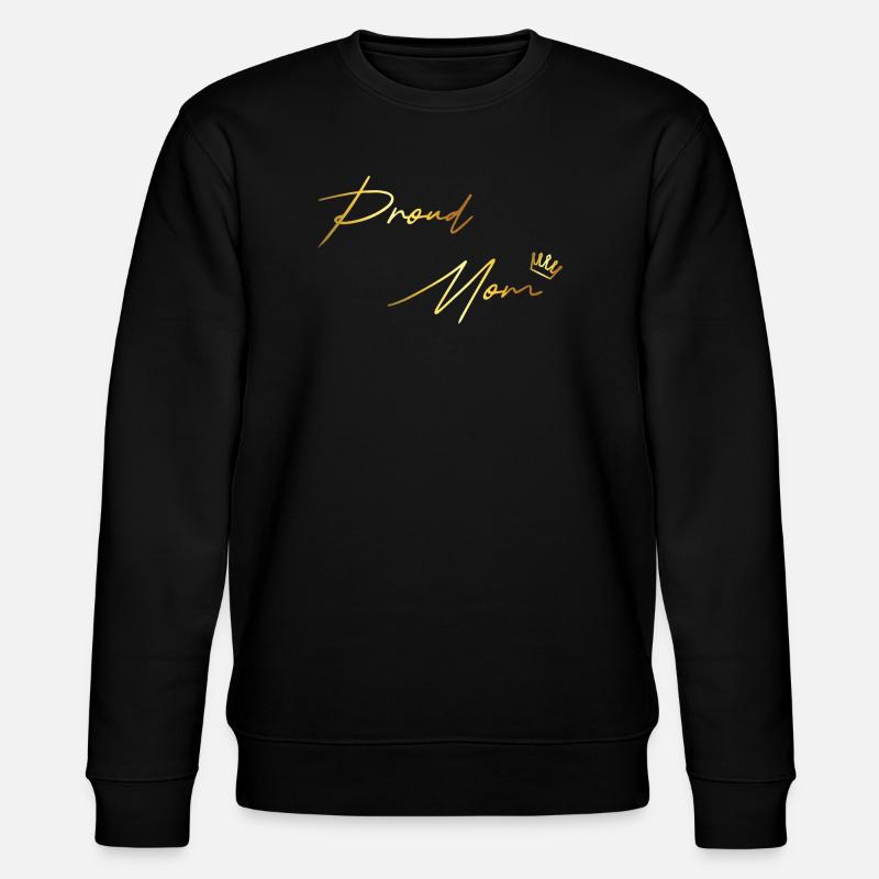 Maman fière - Sweat bio CHANGER Stanley/Stella Unisexe - noir
