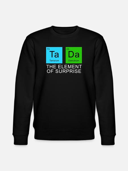 The Element Of Surprise - Stanley/Stella CHANGER Unisex Organic Sweatshirt - black