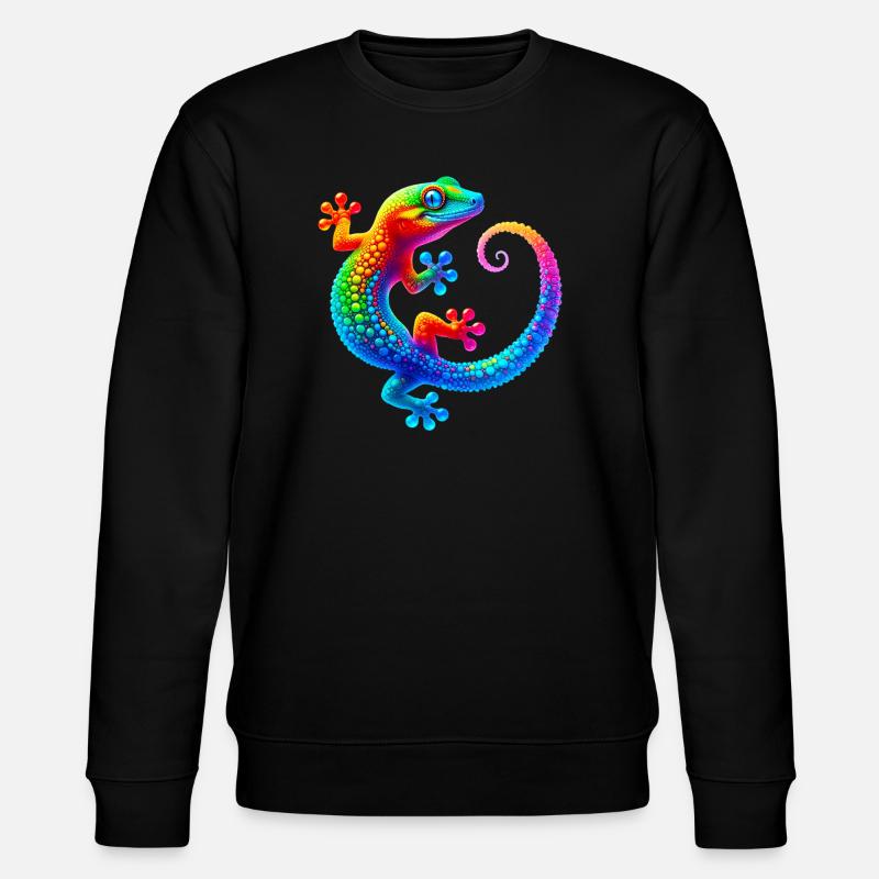 Gecko - Stanley/Stella CHANGER Unisex Organic Sweatshirt - black