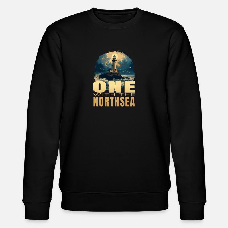 One withe the Northsea - Stanley/Stella Unisex Bio-Sweatshirt CHANGER  - Schwarz
