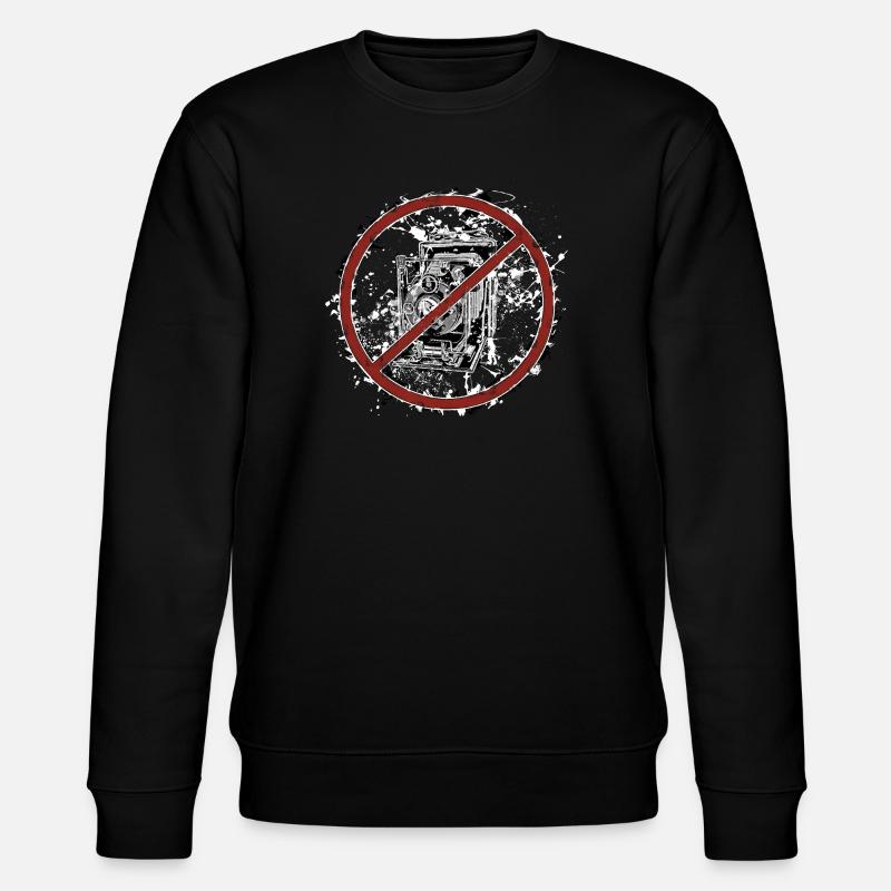 Please do not take photos - Stanley/Stella CHANGER Unisex Organic Sweatshirt - black