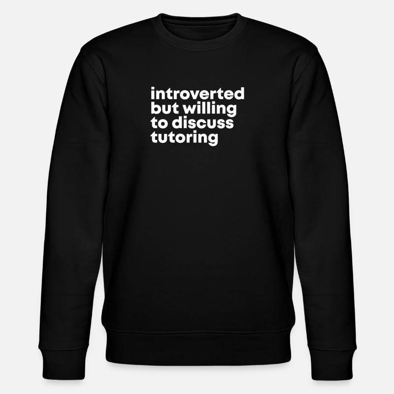 Tutor - Stanley/Stella CHANGER Unisex Organic Sweatshirt - black