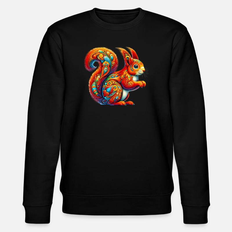 Écureuil - Sweat bio CHANGER Stanley/Stella Unisexe - noir