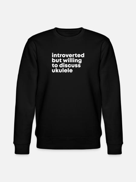 Ukulele Ukulele Ukulele - Stanley/Stella CHANGER Unisex Organic Sweatshirt - black