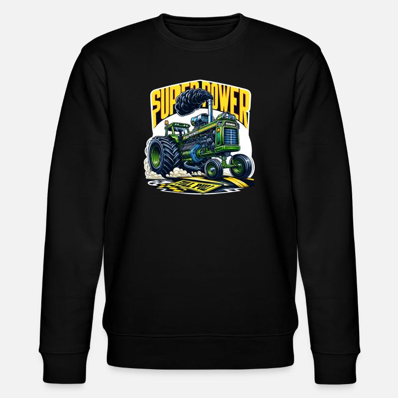 Super Traktor - Stanley/Stella Unisex Bio-Sweatshirt CHANGER  - Schwarz