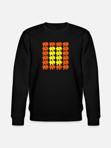 ELEFANT - Stanley/Stella Unisex Bio-Sweatshirt CHANGER - Schwarz