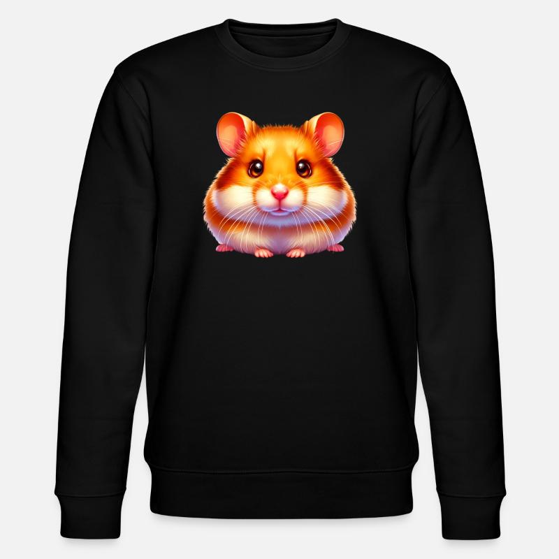 Hamster - Stanley/Stella CHANGER Unisex Organic Sweatshirt - black