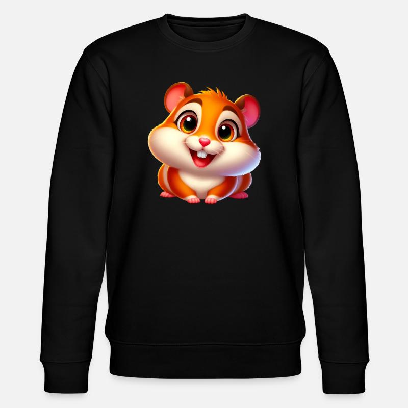 Hamster - Sweat bio CHANGER Stanley/Stella Unisexe - noir