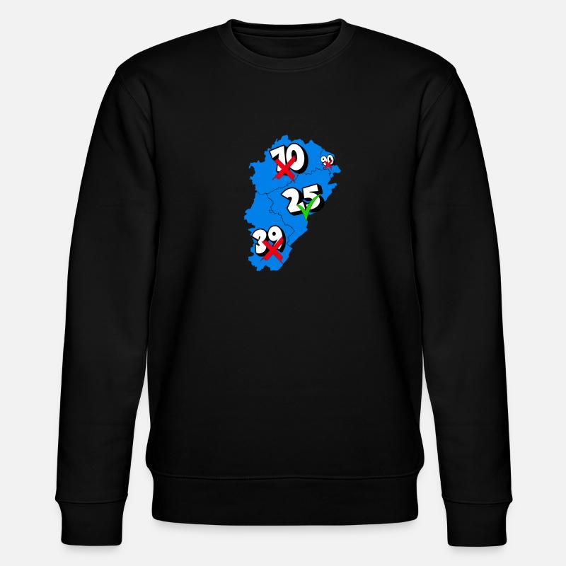 Région franche comté - Sweat bio CHANGER Stanley/Stella Unisexe - noir