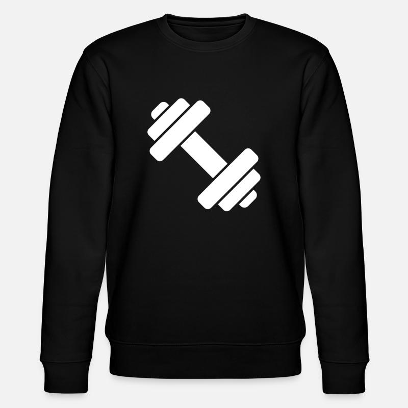 Hanteln - Stanley/Stella Unisex Bio-Sweatshirt CHANGER  - Schwarz