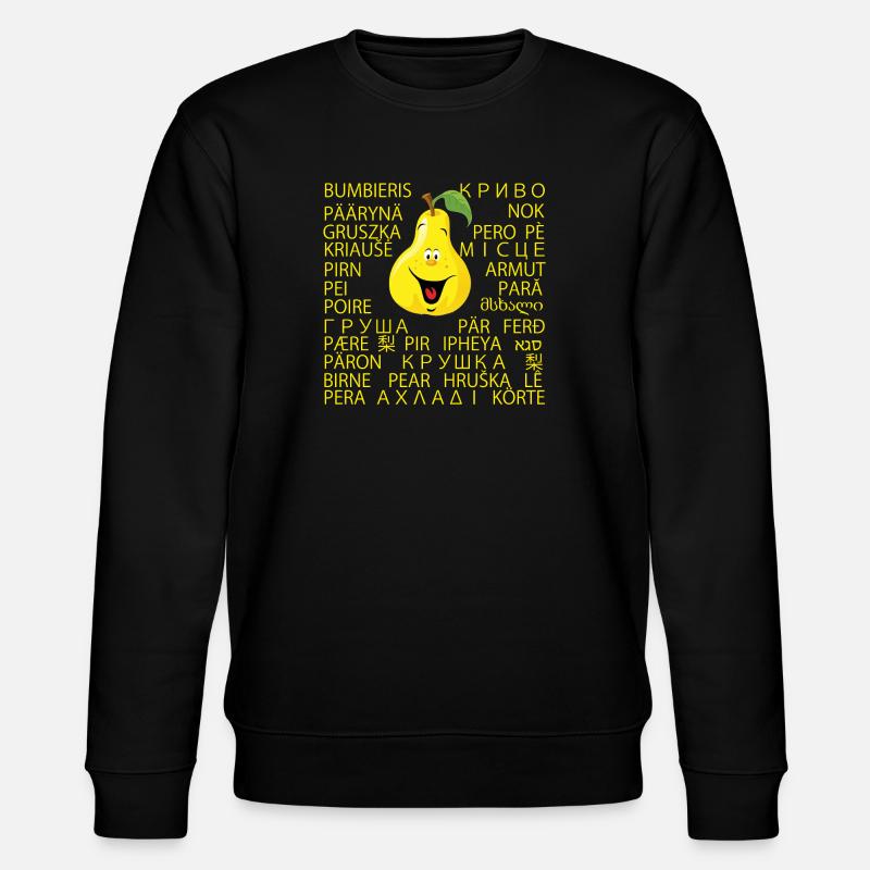 PEAR - Stanley/Stella CHANGER Unisex Organic Sweatshirt - black