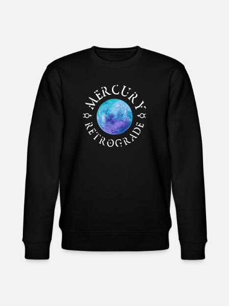 Mercury Retrograde White - Stanley/Stella Unisex Bio-Sweatshirt CHANGER  - Schwarz