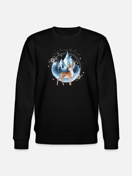 Winter wonderland - Stanley/Stella CHANGER Unisex Organic Sweatshirt - black