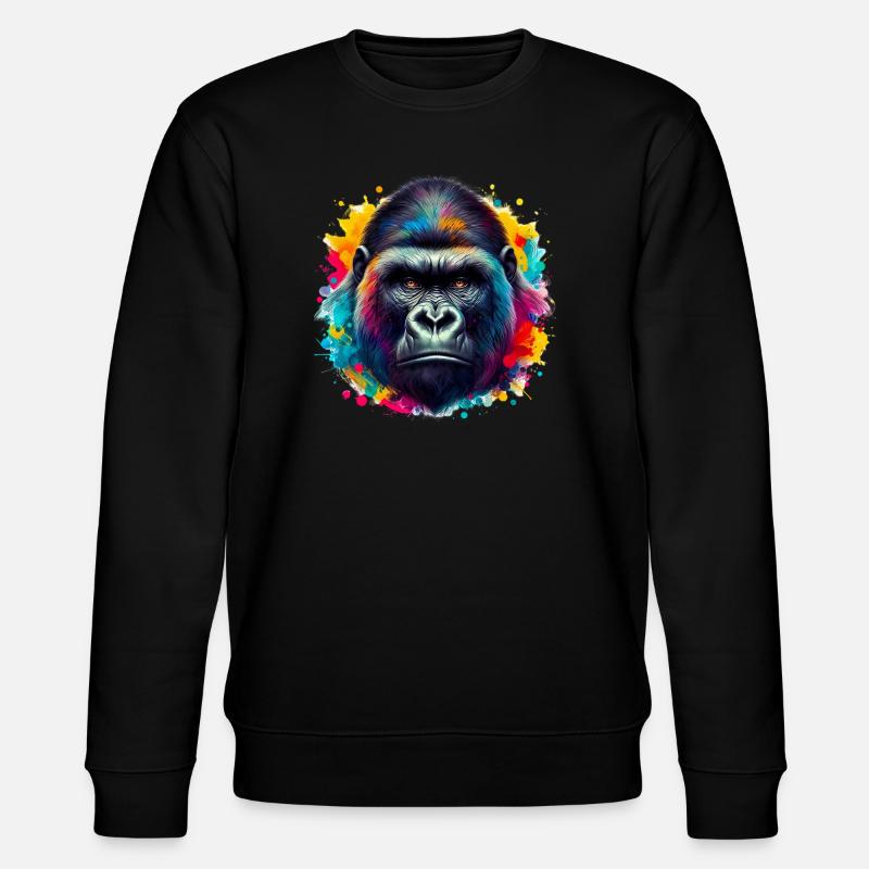 Gorille - Sweat bio CHANGER Stanley/Stella Unisexe - noir