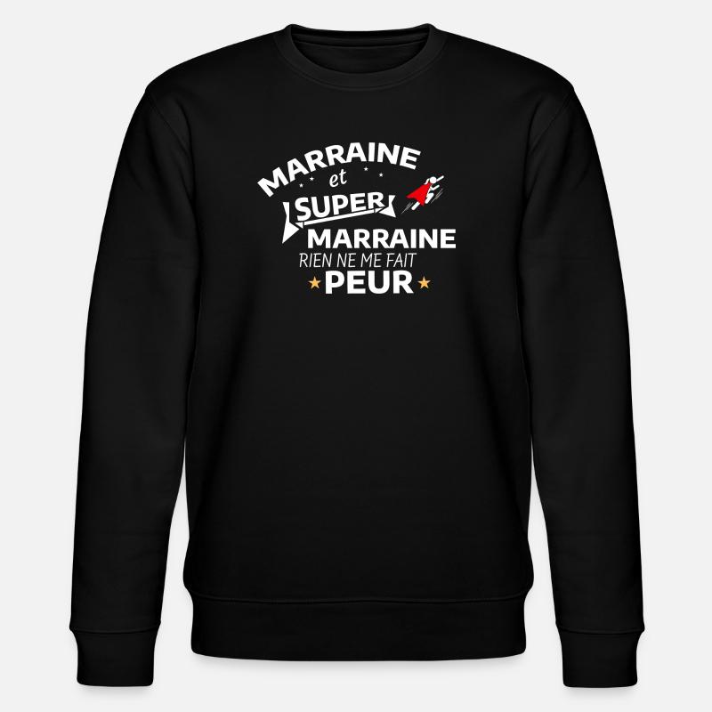 Hommage aux Marins et Superhéros - Sweat bio CHANGER Stanley/Stella Unisexe - noir
