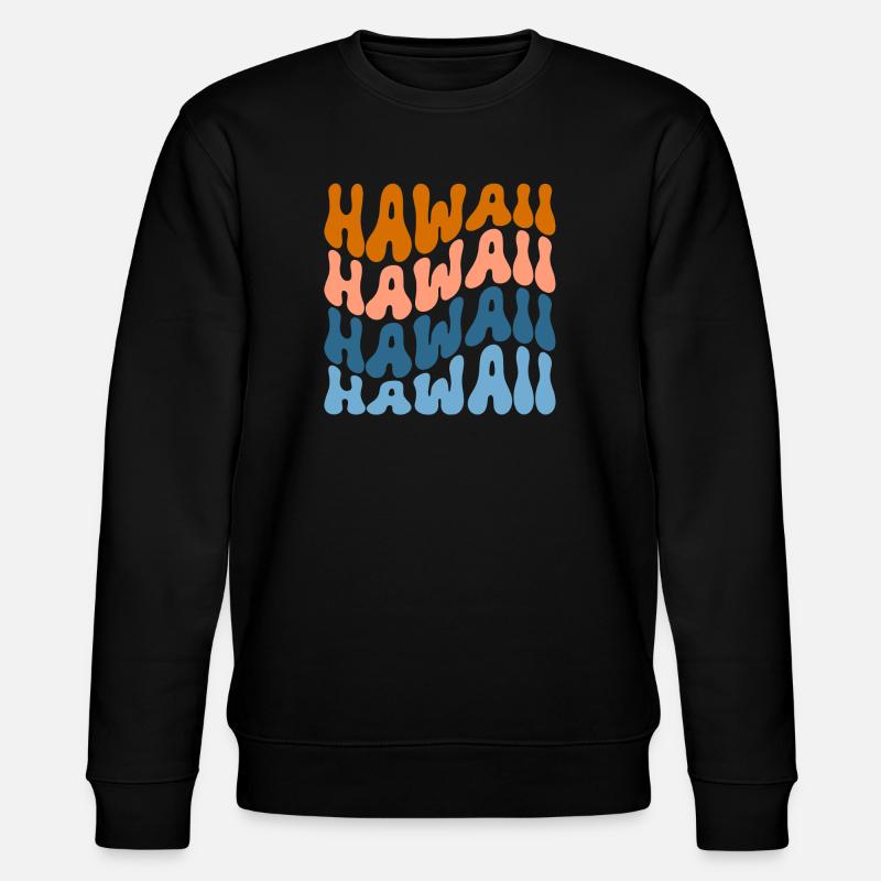 Hawaii - Stanley/Stella Unisex Bio-Sweatshirt CHANGER  - Schwarz