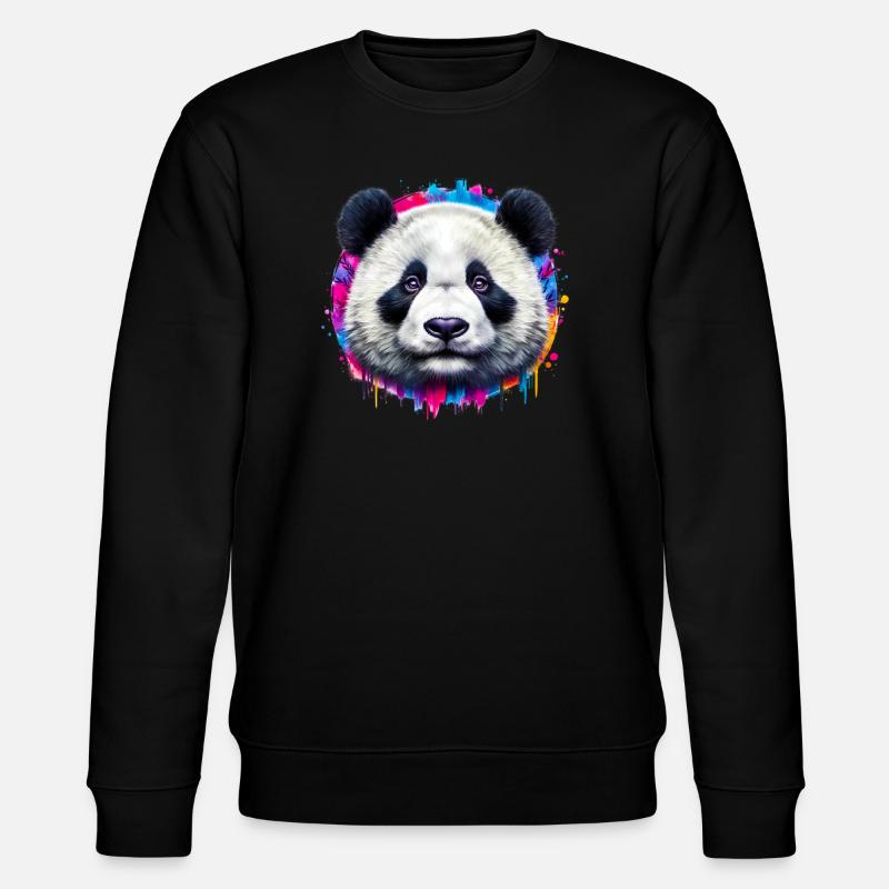 Panda - Sweat bio CHANGER Stanley/Stella Unisexe - noir