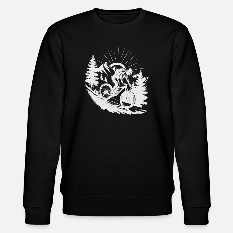 MTB Mountainbike - Stanley/Stella Unisex Bio-Sweatshirt CHANGER  - Schwarz