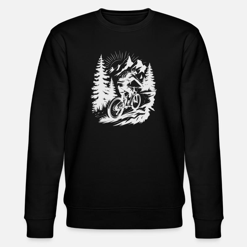 MTB Mountainbike - Stanley/Stella Unisex Bio-Sweatshirt CHANGER  - Schwarz