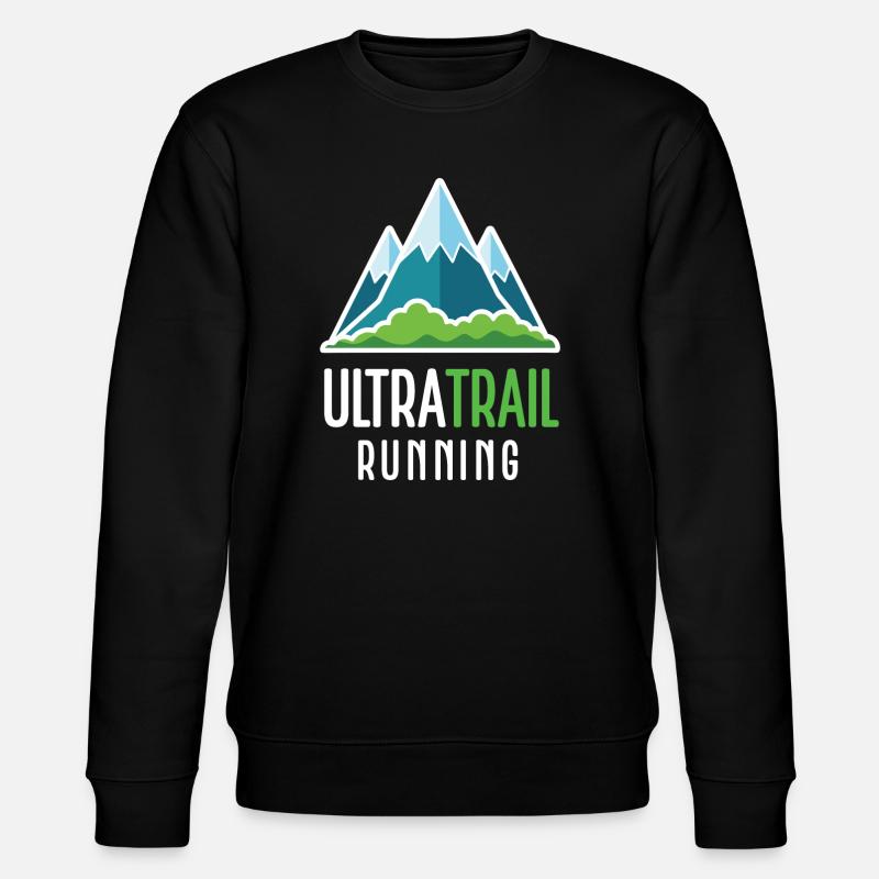 Ultra-Trailrunning - Stanley/Stella Unisex Bio-Sweatshirt CHANGER  - Schwarz
