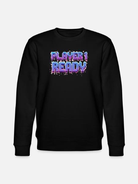 Player 1 Ready - Stanley/Stella Unisex Bio-Sweatshirt CHANGER - Schwarz