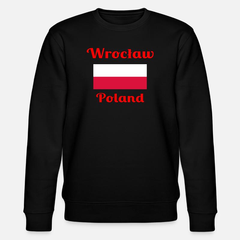Wrocław, Pologne - Imprimés élégants - Sweat bio CHANGER Stanley/Stella Unisexe - noir