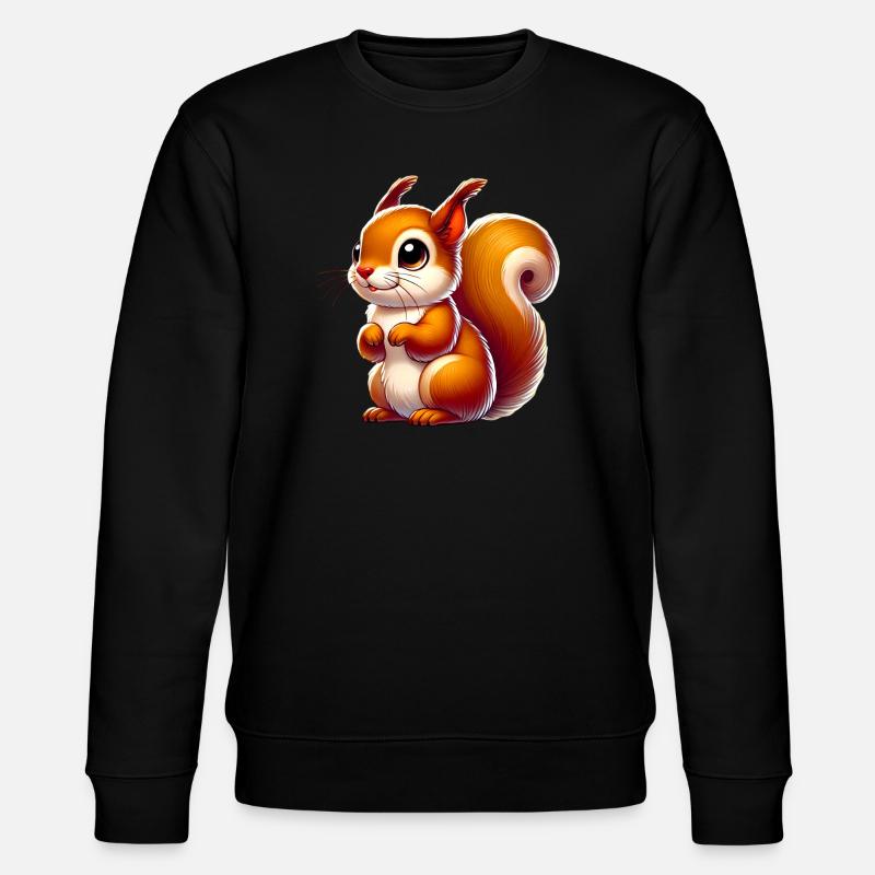 Écureuil - Sweat bio CHANGER Stanley/Stella Unisexe - noir