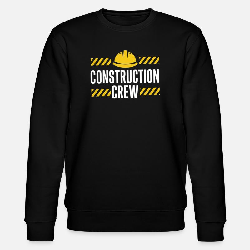Sicherheitsdesign für Bautrupps - Stanley/Stella Unisex Bio-Sweatshirt CHANGER - Schwarz