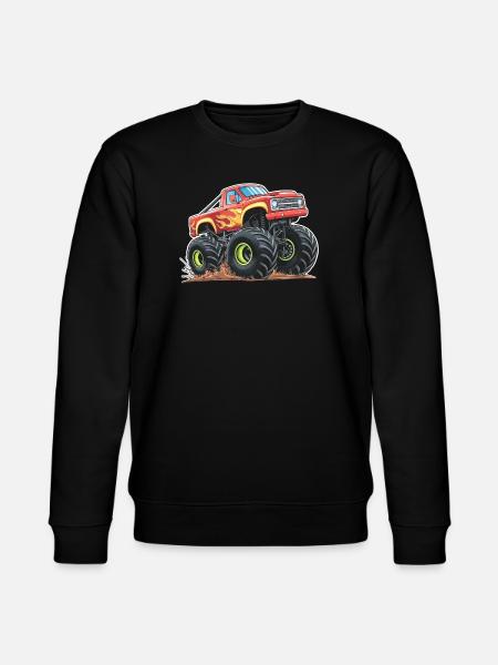Monster Truck Madness - Stanley/Stella CHANGER Unisex Organic Sweatshirt - black