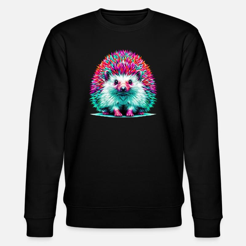Igel - Stanley/Stella Unisex Bio-Sweatshirt CHANGER  - Schwarz