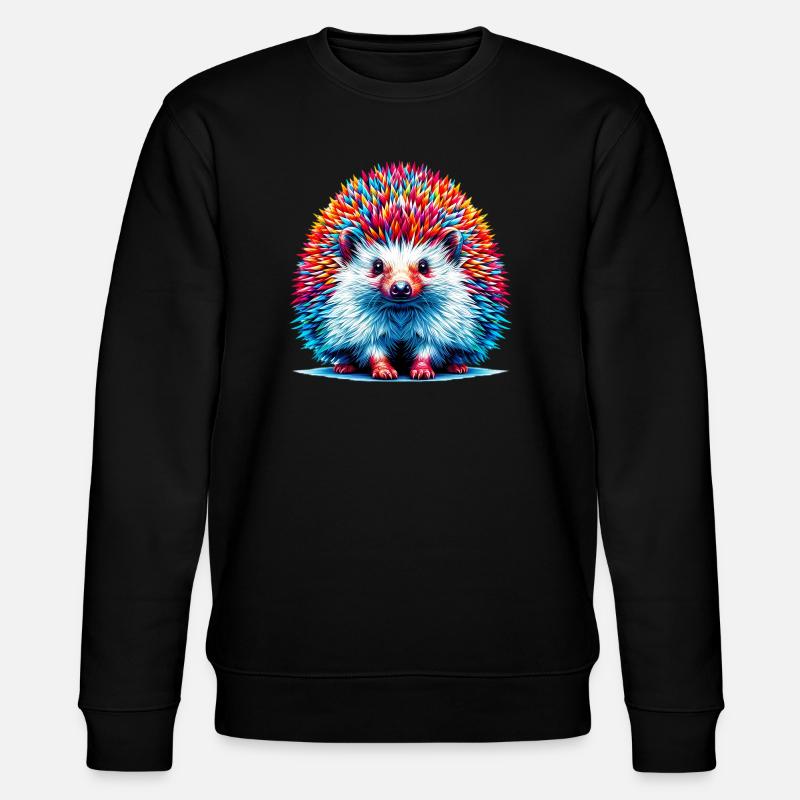 Igel - Stanley/Stella Unisex Bio-Sweatshirt CHANGER - Schwarz